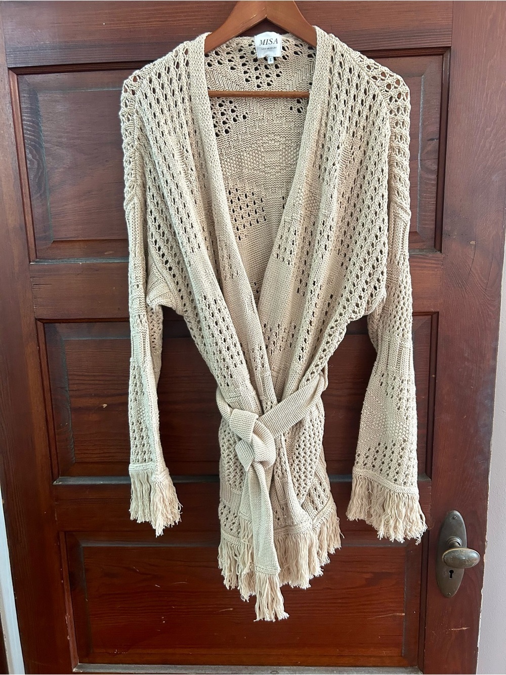 Anthropologie MISA Los Angeles Remi Fringed Cardigan🔥🔥New WithOUT Tags🔥🔥Sz Large - Picture 3 of 12